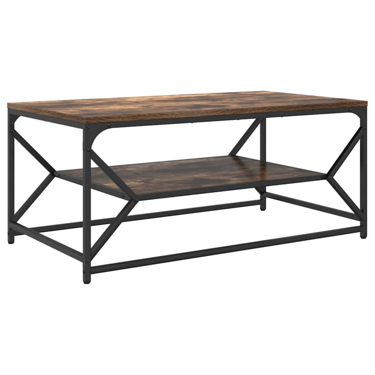 VidaXL Coffee Table 51x50x40 cm Black Oak Modern Lounge by vidaXL