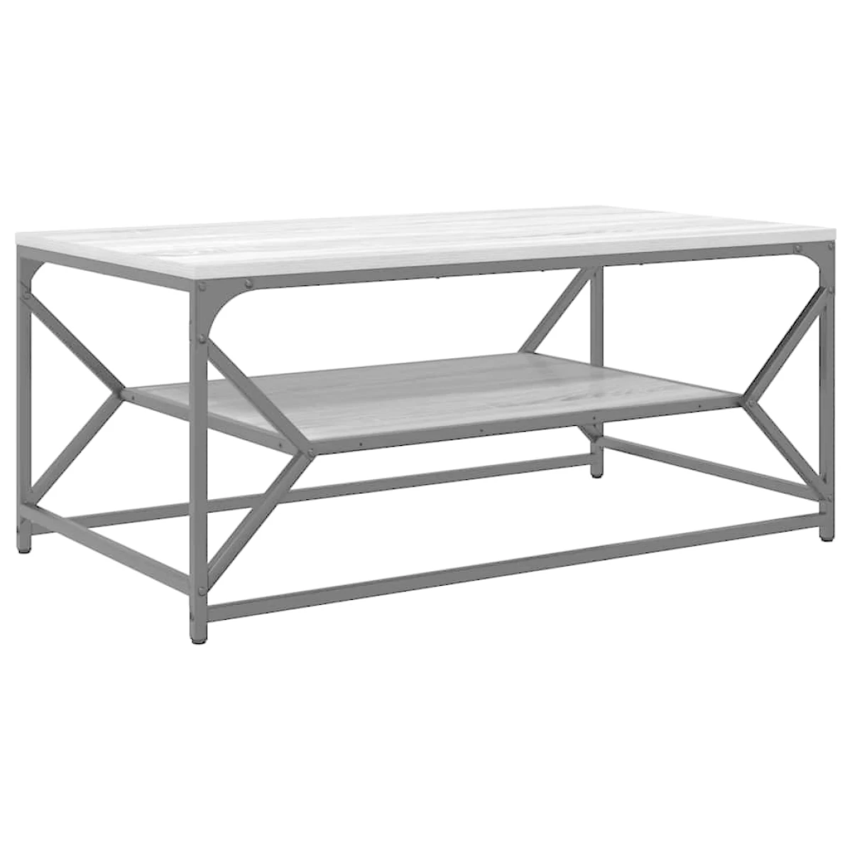 vidaXL VidaXL Coffee Table 51x50x40 cm Black Oak Modern Lounge - Coffee Table