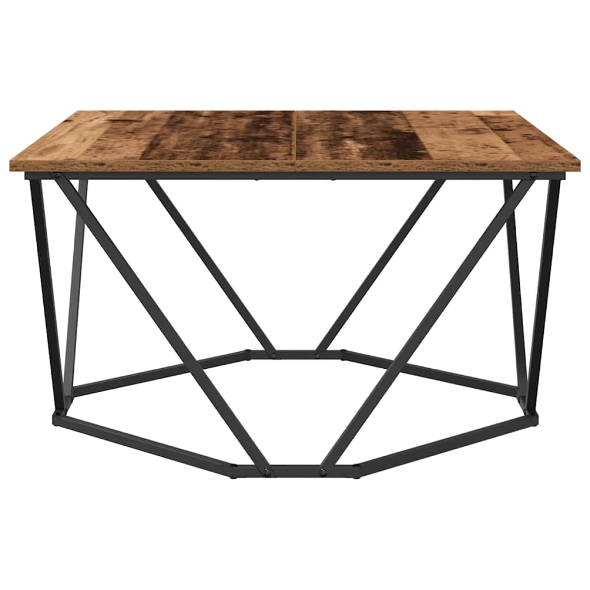 vidaXL VidaXL Coffee Table 80x80x45 cm Black Oak Living Room - Coffee Table