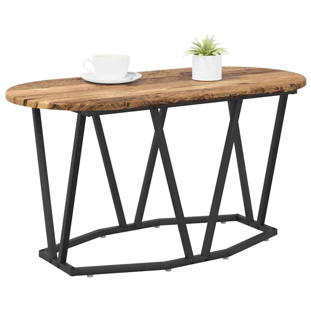 vidaXL VidaXL Coffee Table 80 x 40 x 40.5 cm Oval Design - Coffee Table