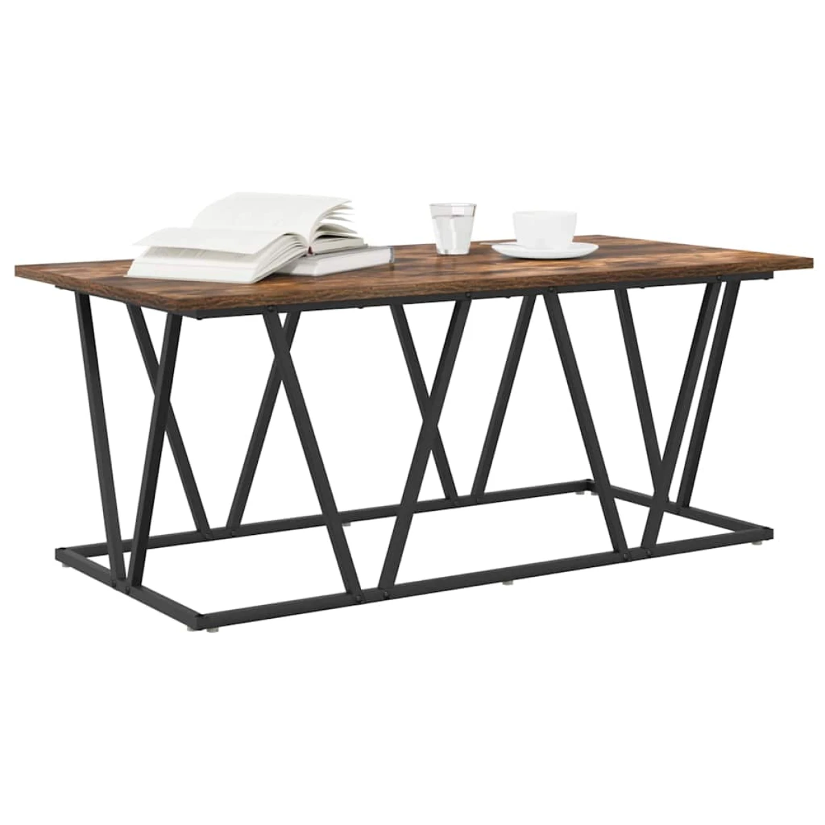 vidaXL VidaXL Coffee Table 100 x 50 x 40 cm Black Oak Living - Coffee Table