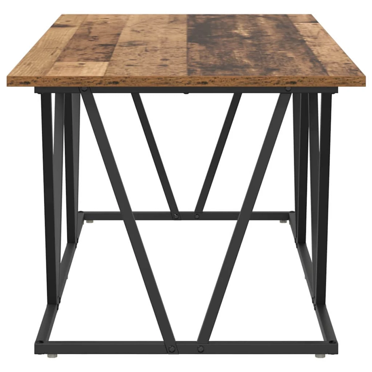VidaXL Coffee Table 100 x 50 x 40 cm Black Oak Living by vidaXL