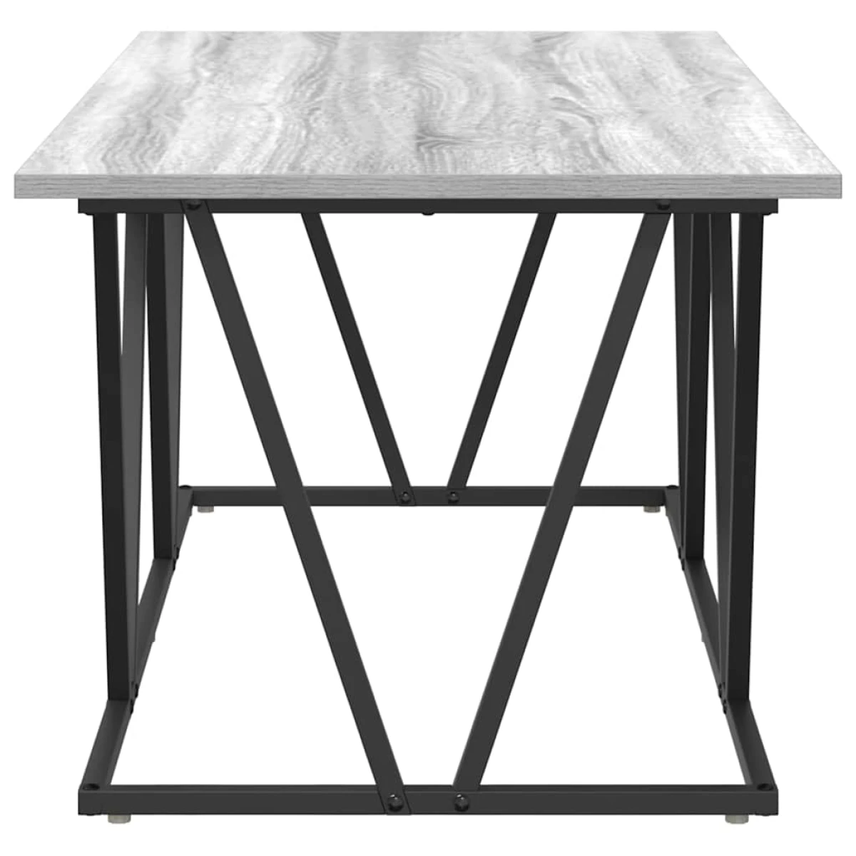 VidaXL Coffee Table 100 x 50 x 40 cm Black Oak Living by vidaXL