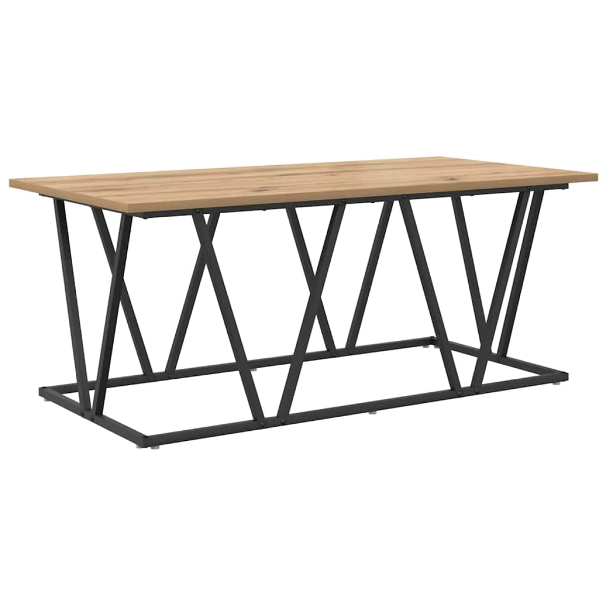 VidaXL Coffee Table 100 x 50 x 40 cm Black Oak Living by vidaXL