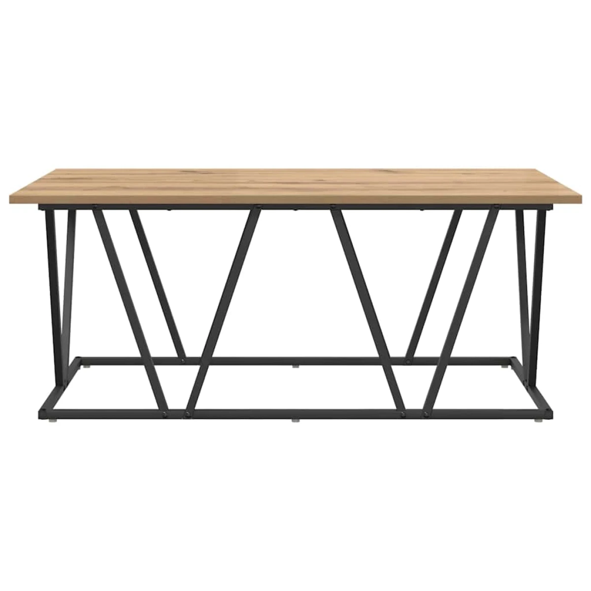 VidaXL Coffee Table 100 x 50 x 40 cm Black Oak Living by vidaXL