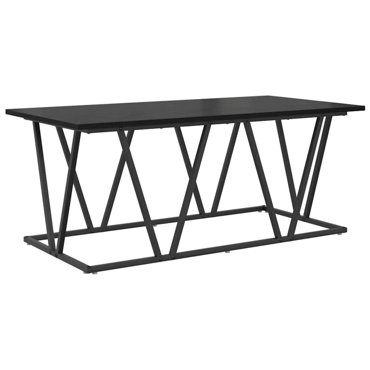 vidaXL VidaXL Coffee Table 100 x 50 x 40 cm Black Oak Living - Coffee Table