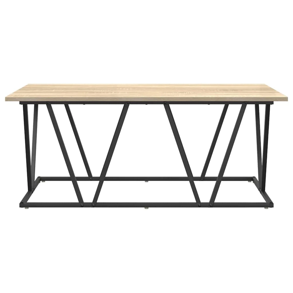 vidaXL VidaXL Coffee Table 100 x 50 x 40 cm Black Oak Living - Coffee Table
