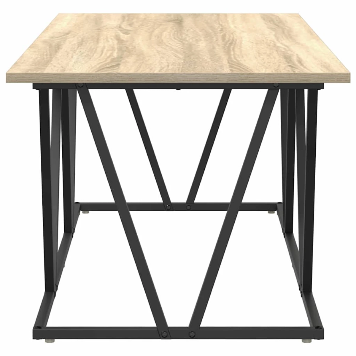 vidaXL VidaXL Coffee Table 100 x 50 x 40 cm Black Oak Living - Coffee Table