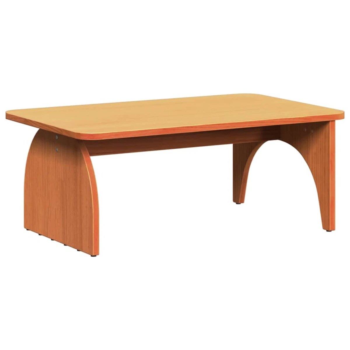 vidaXL VidaXL Coffee Table 80 x 50 x 31 cm Natural Pine Living Room - Coffee Table