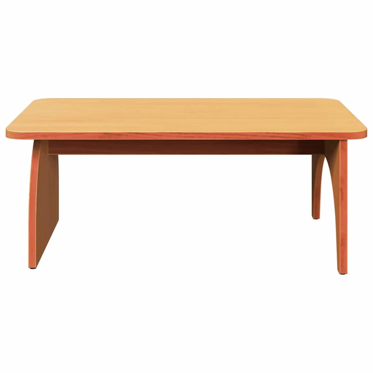 VidaXL Coffee Table 80 x 50 x 31 cm Natural Pine Living Room by vidaXL