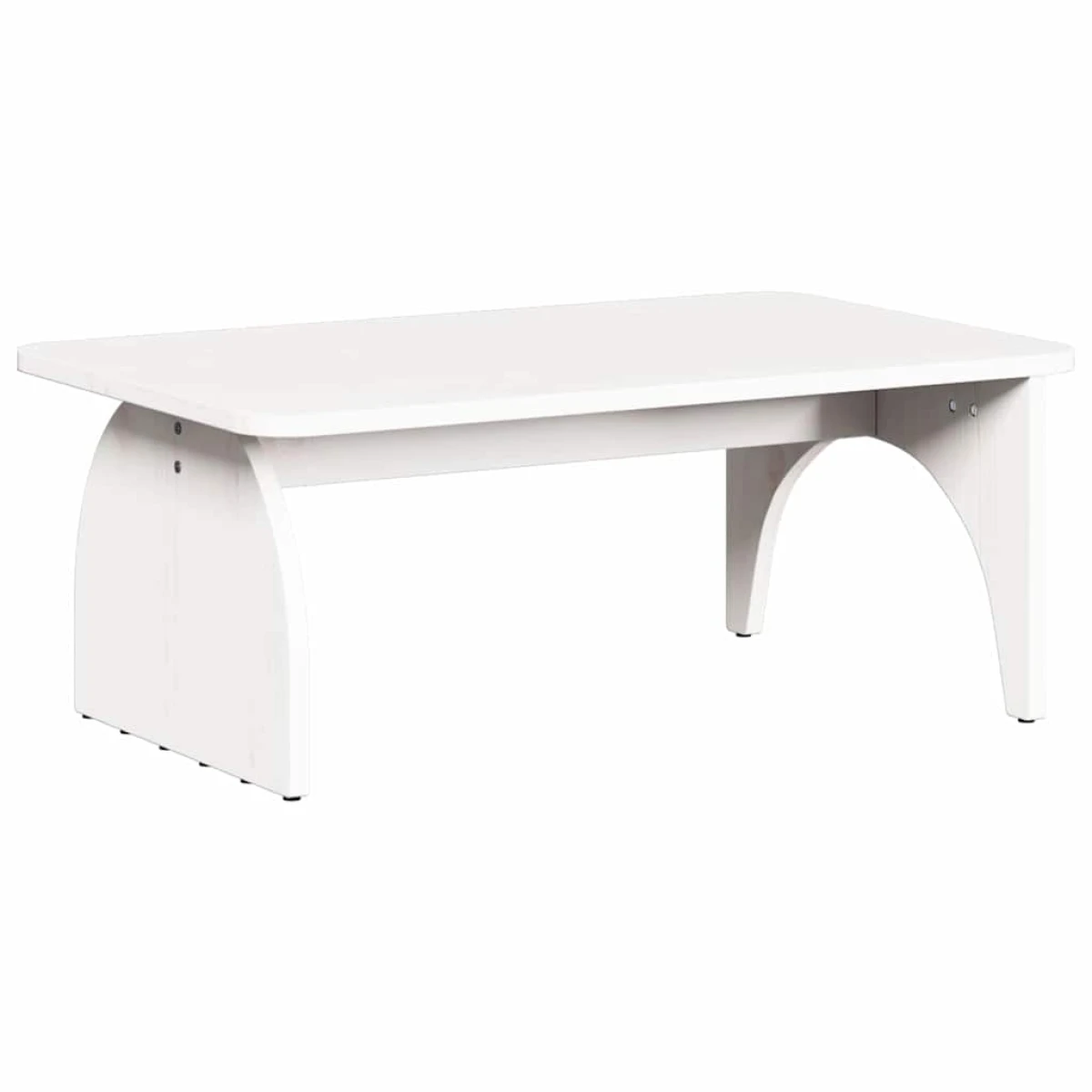 VidaXL Coffee Table 80 x 50 x 31 cm Natural Pine Living Room by vidaXL