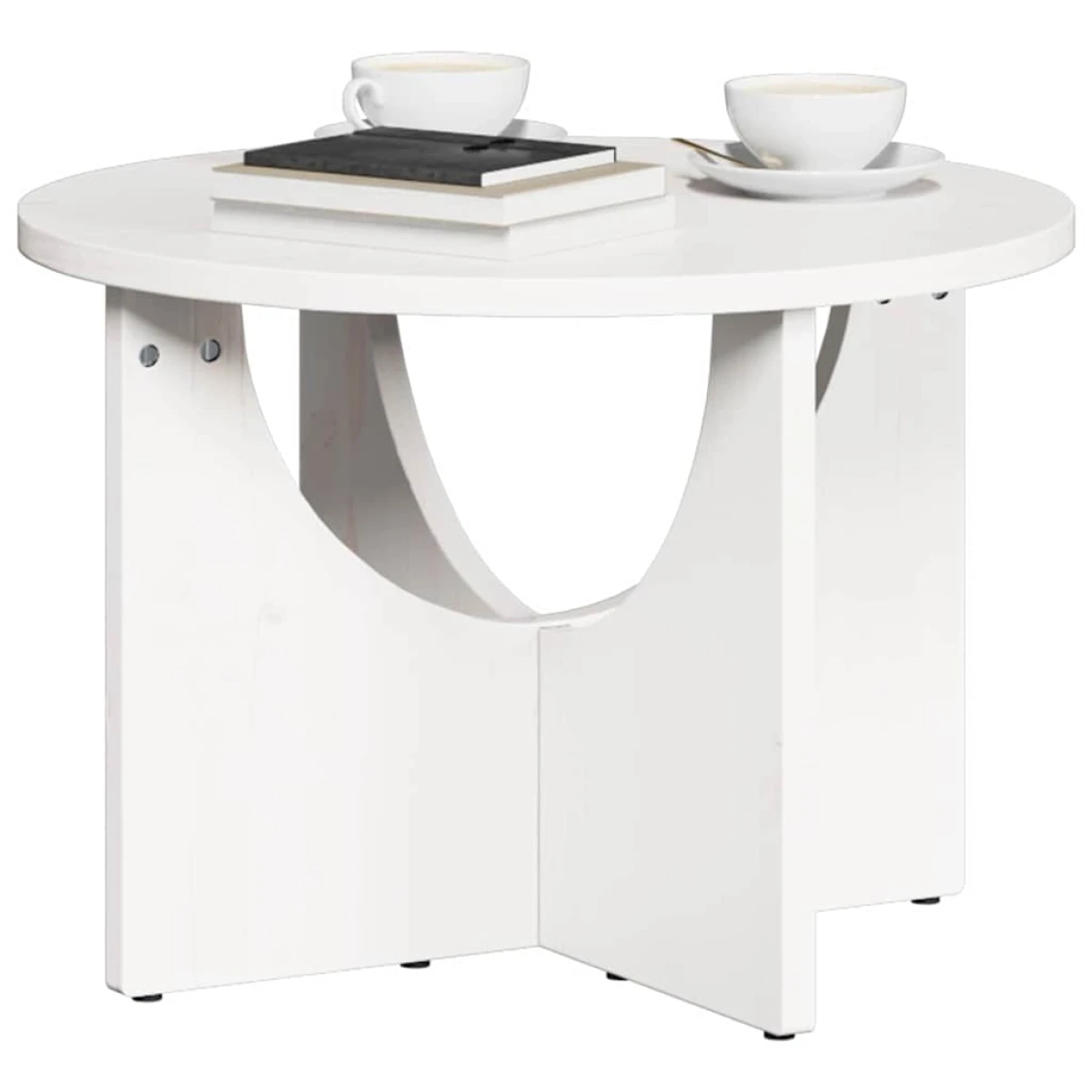 VidaXL Coffee Table 50 x 50 x 35 cm Solid Pine Living Room by vidaXL