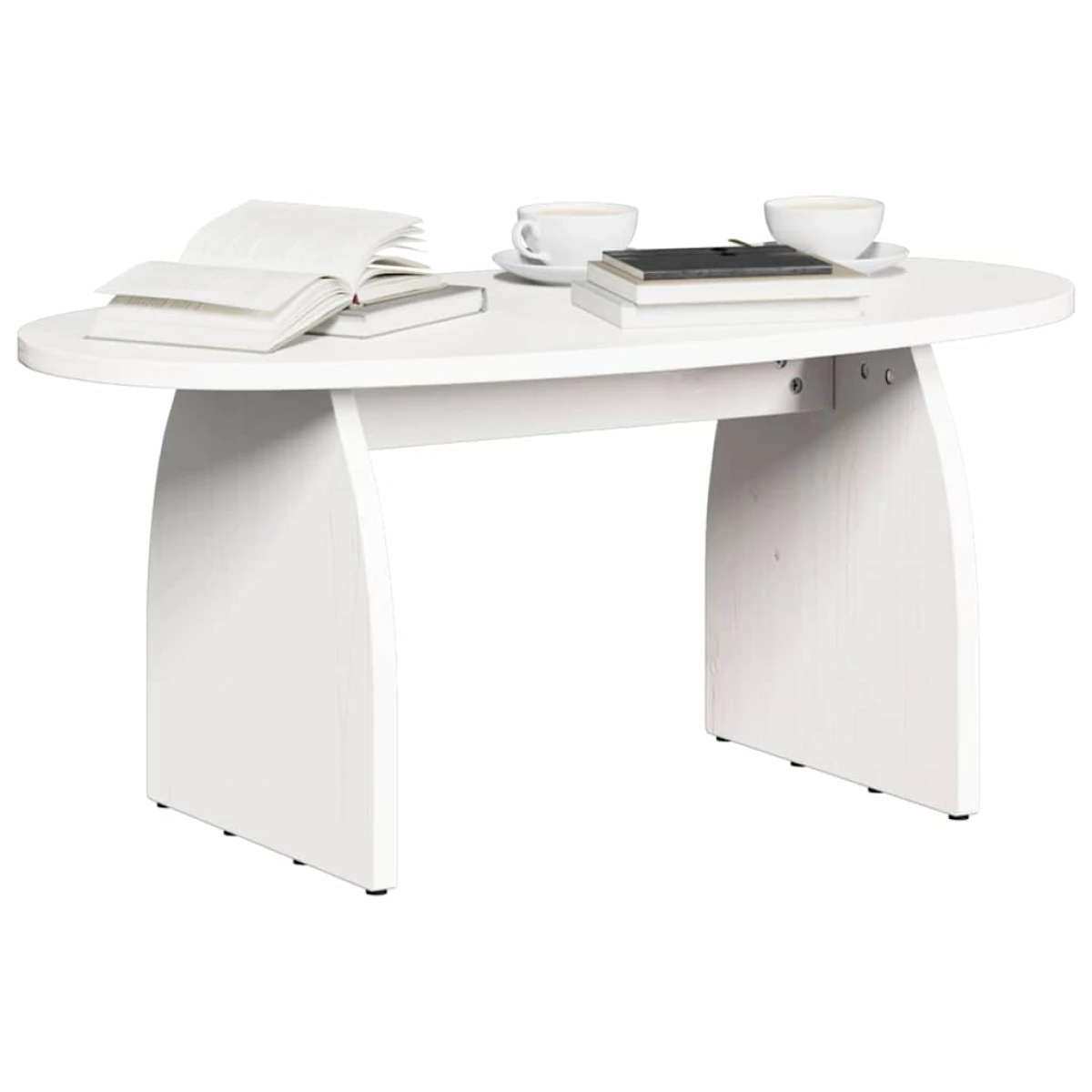 vidaXL VidaXL Coffee Table 80x40x35 cm Natural Pine Living Room - Coffee Table