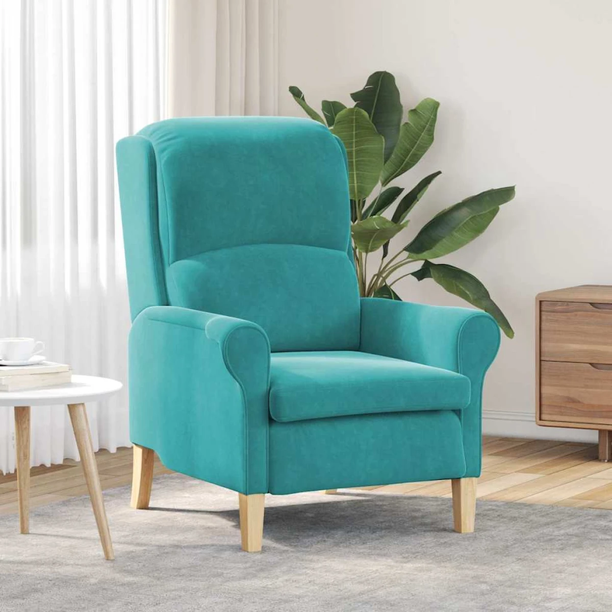 vidaXL VidaXL Armchair 76x94x102 cm Velvet Comfort Living Room - Armchair