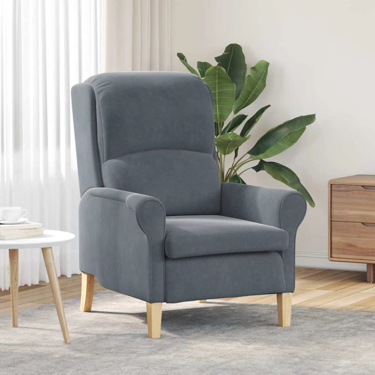 VidaXL Armchair 76x94x102 cm Velvet Comfort Living Room by vidaXL