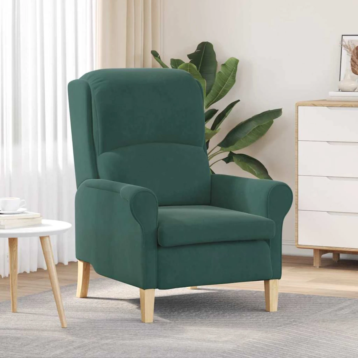 VidaXL Armchair 76x94x102 cm Velvet Comfort Living Room by vidaXL