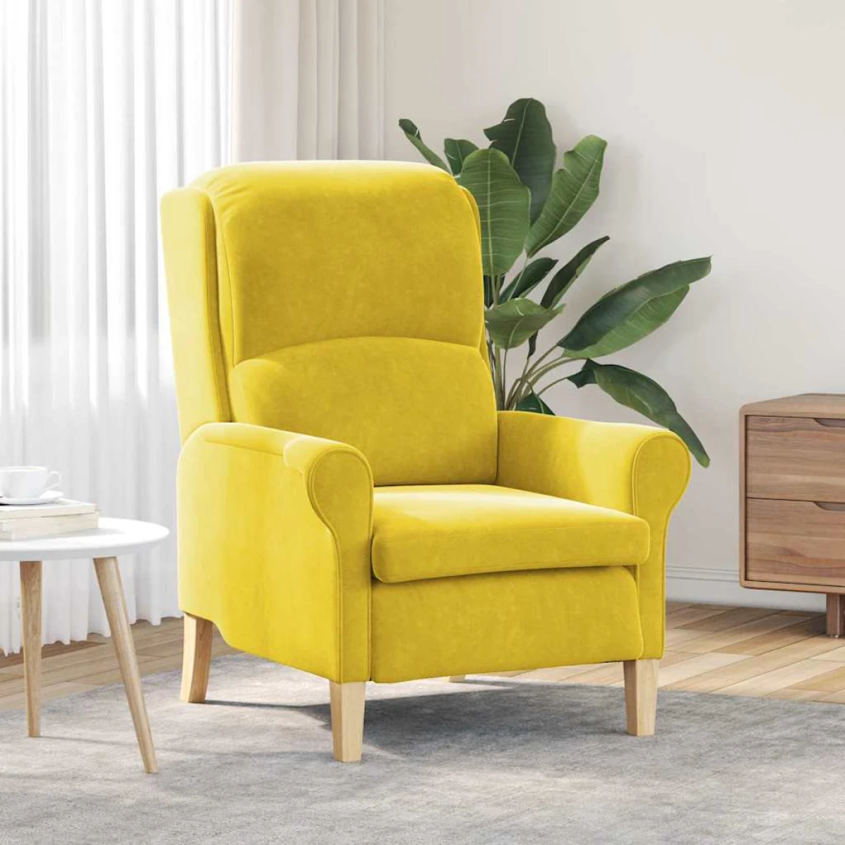 VidaXL Armchair 76x94x102 cm Velvet Comfort Living Room by vidaXL