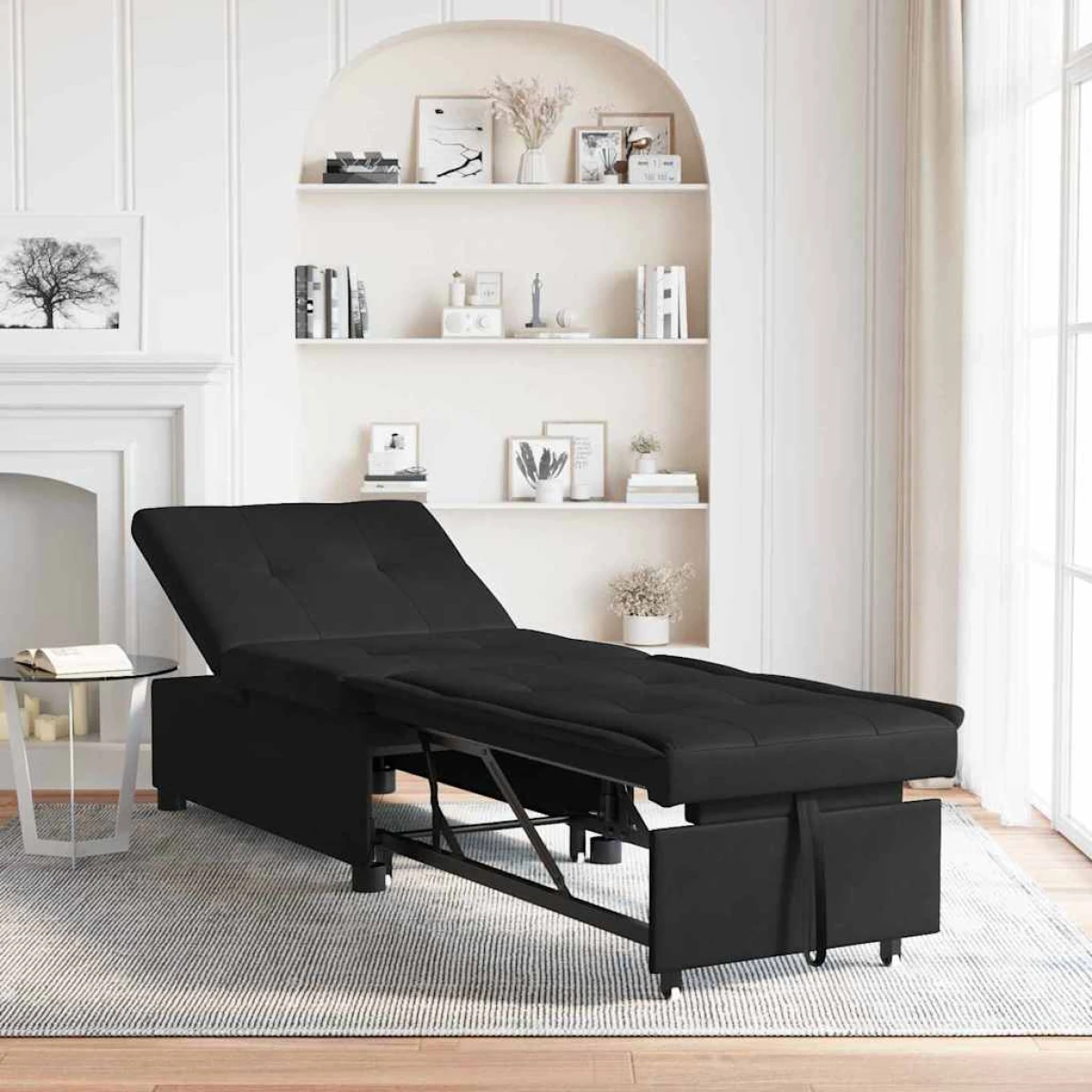 VidaXL Sofa Bed 67x194x82 cm With Cushion for Living Room by vidaXL
