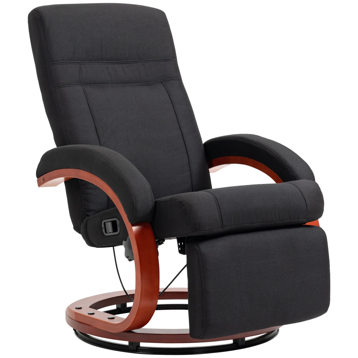 HOMCOM Manual Recliner Chair With Footrest For Living Room by HOMCOM