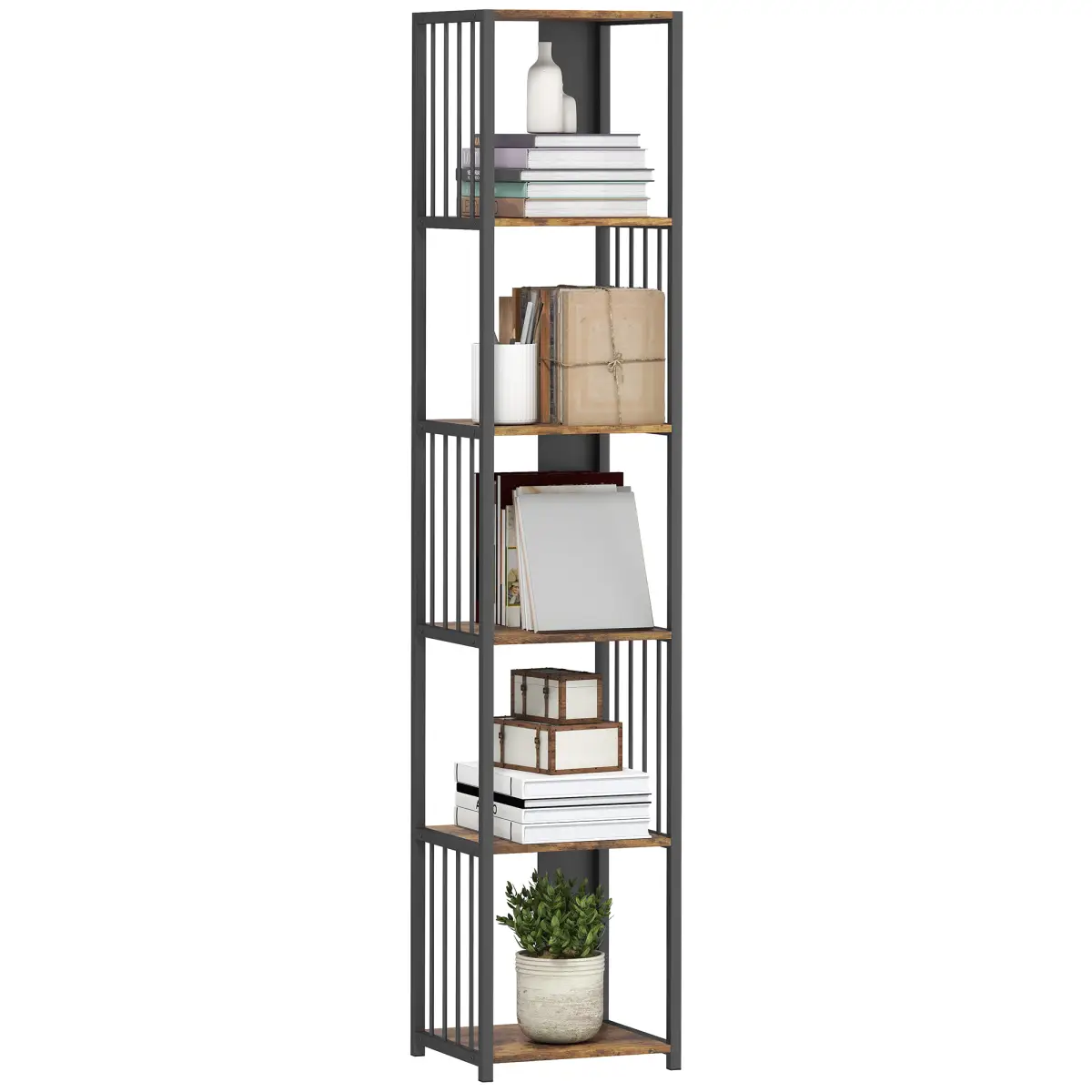 HOMCOM HOMCOM Bookshelf, Freestanding Display Storage Unit - Display Cabinet