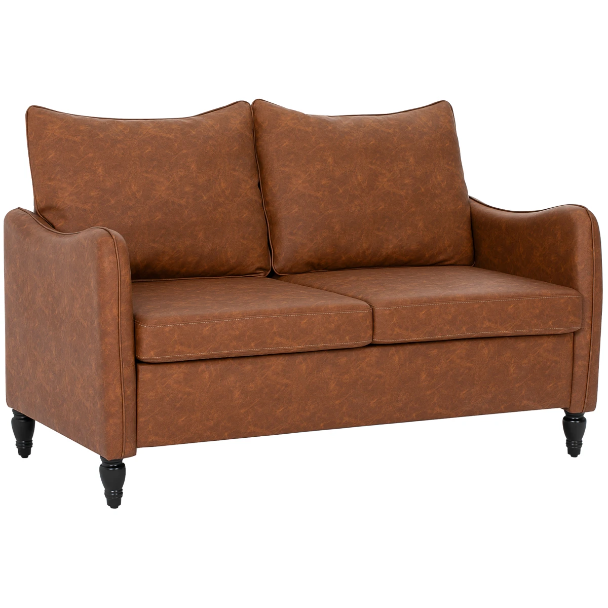 HOMCOM HOMCOM Sofa Two Seater Marble Pattern With Solid Wood Legs - Sofa