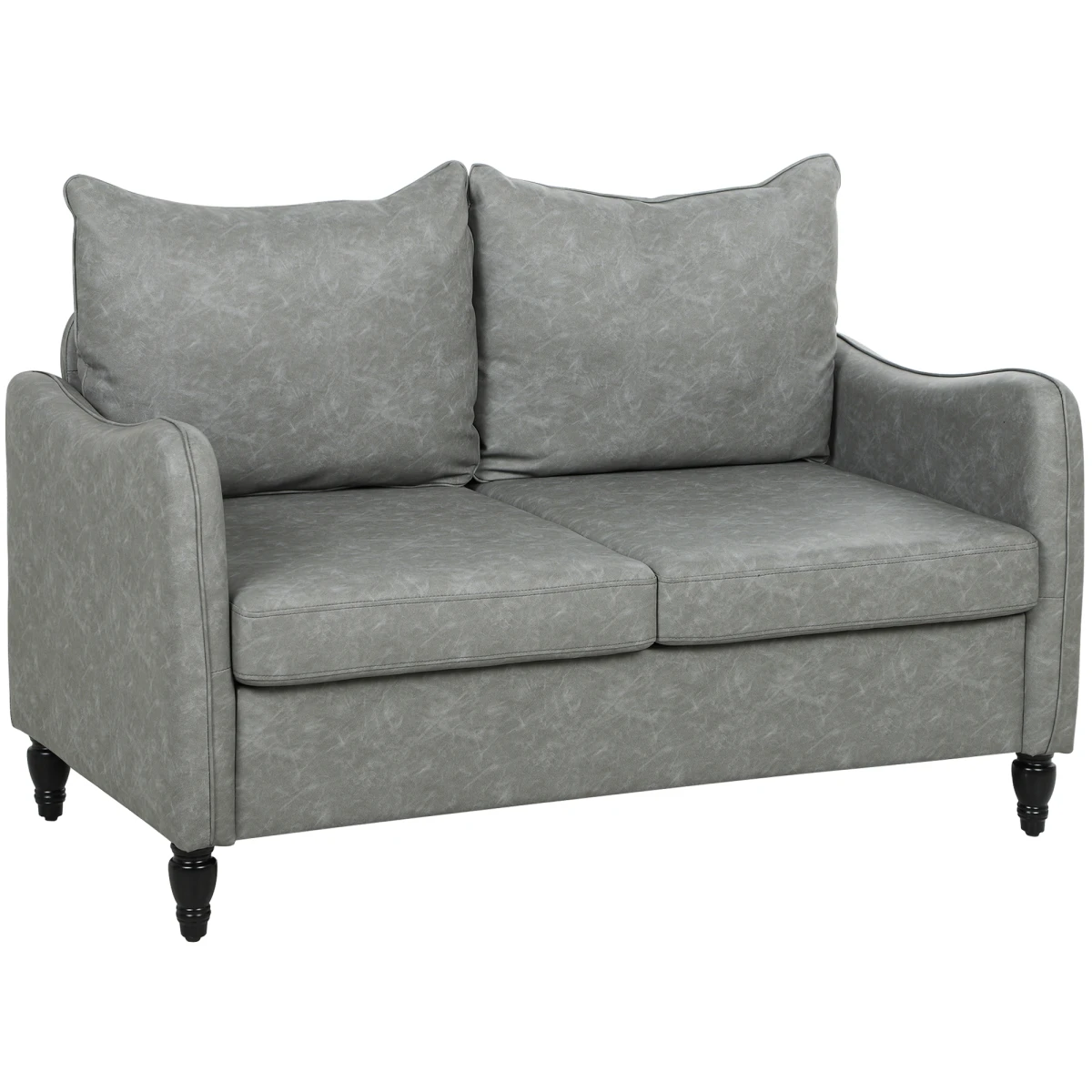 HOMCOM HOMCOM Sofa Two Seater Marble Pattern With Solid Wood Legs - Sofa