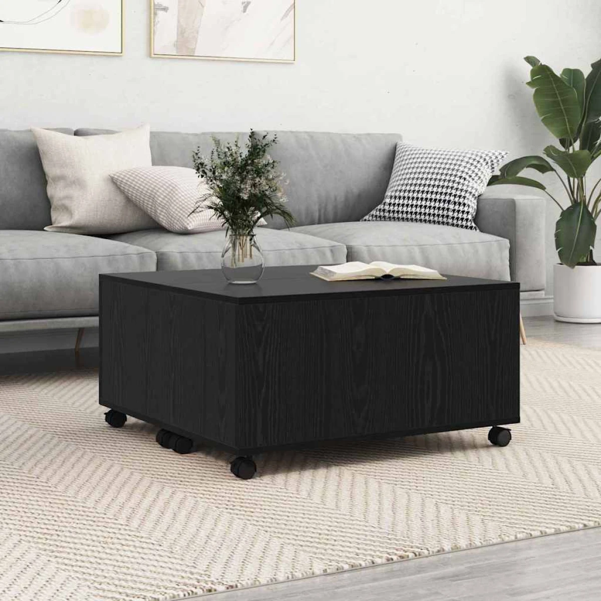 vidaXL vidaXL Coffee Table 75x75x38 cm Engineered Wood - Coffee Table