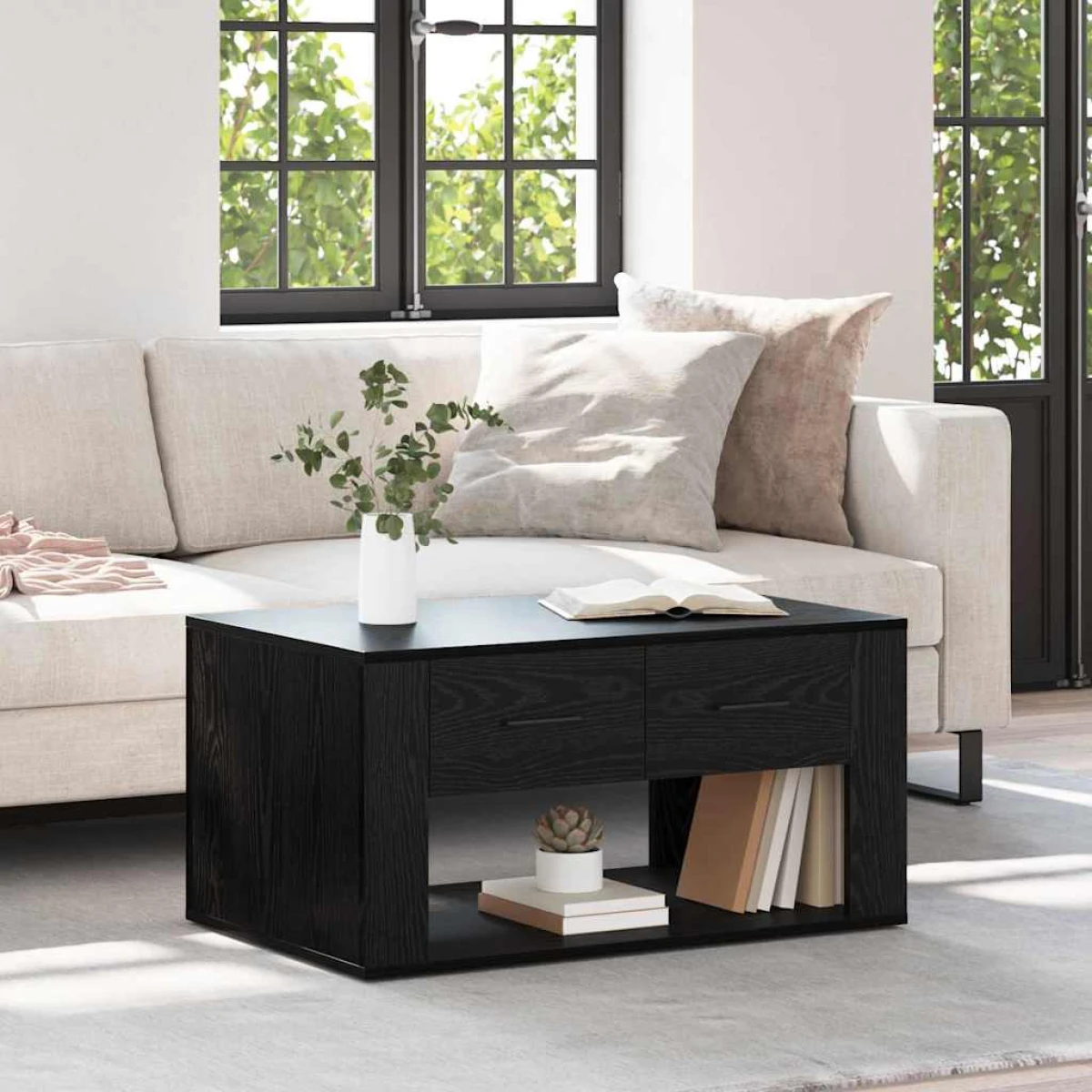 VidaXL Coffee Table 80x50x40 Engineered Wood by vidaXL