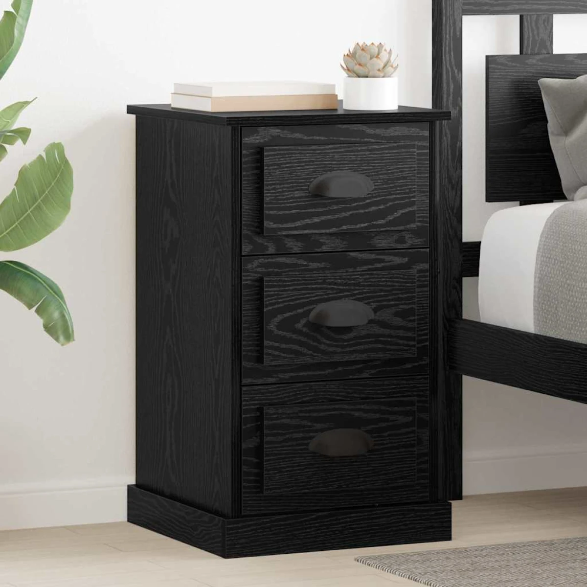 vidaXL VidaXL Bedside Cabinet 39x39x67 Engineered Wood - Bedside Table