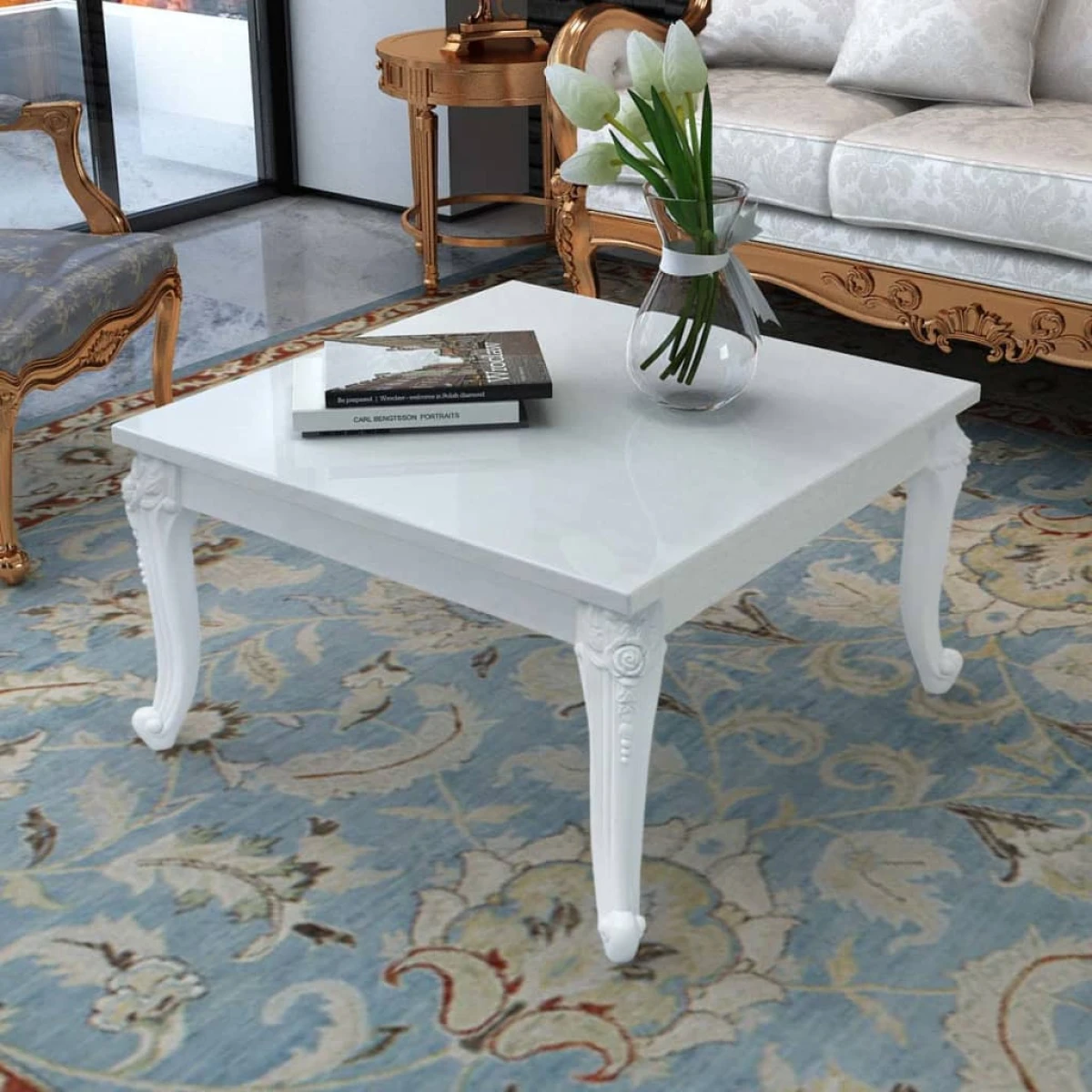vidaXL vidaXL Coffee Table 100x60x42 High Gloss Living - Coffee Table