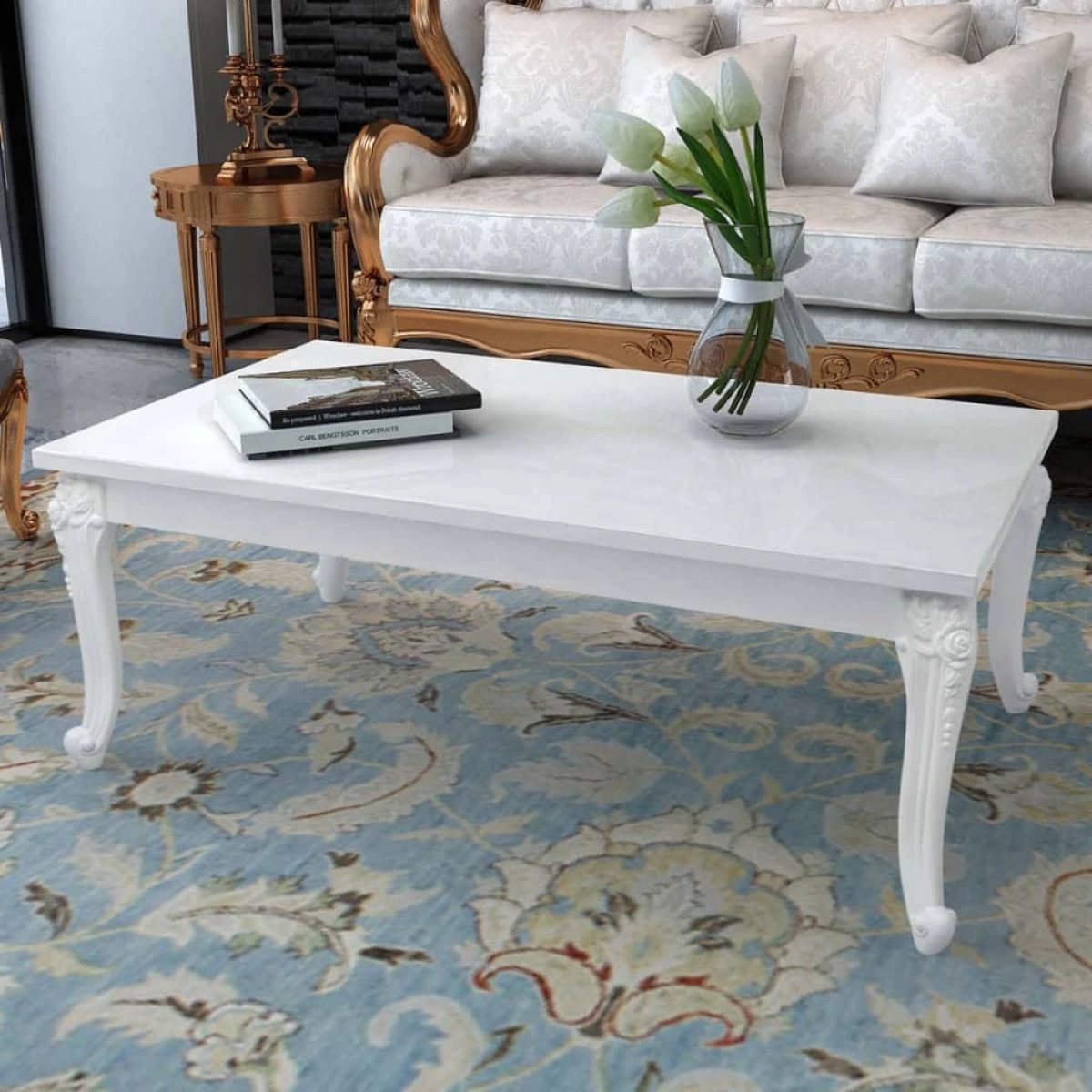 vidaXL vidaXL Coffee Table 100x60x42 High Gloss Living - Coffee Table