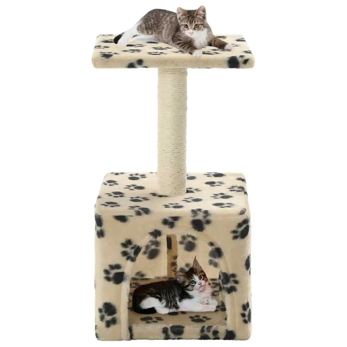 vidaXL vidaXL Cat Tree with Sisal Scratching Post 55 cm Grey - Cat Tree