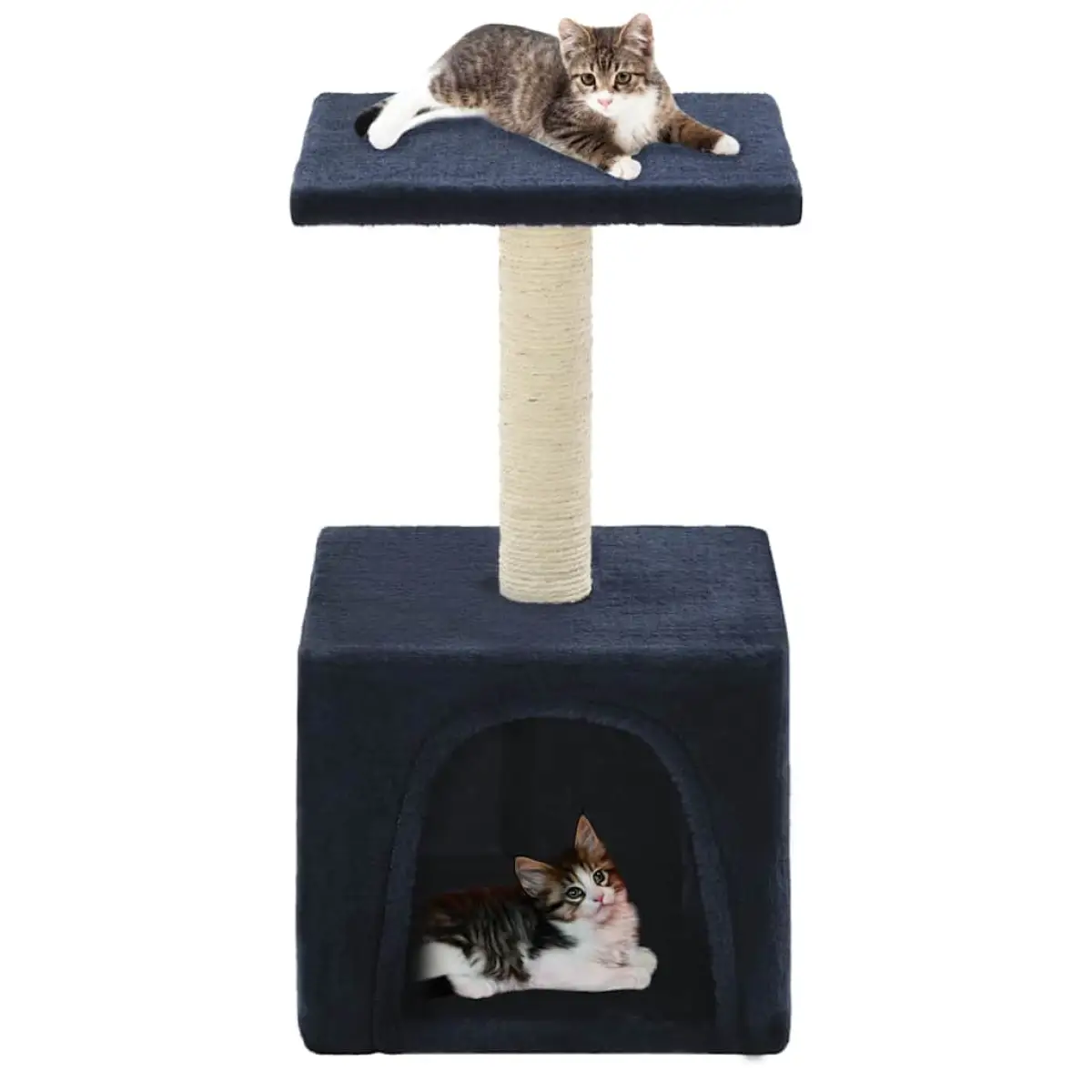 vidaXL vidaXL Cat Tree with Sisal Scratching Post 55 cm Grey - Cat Tree