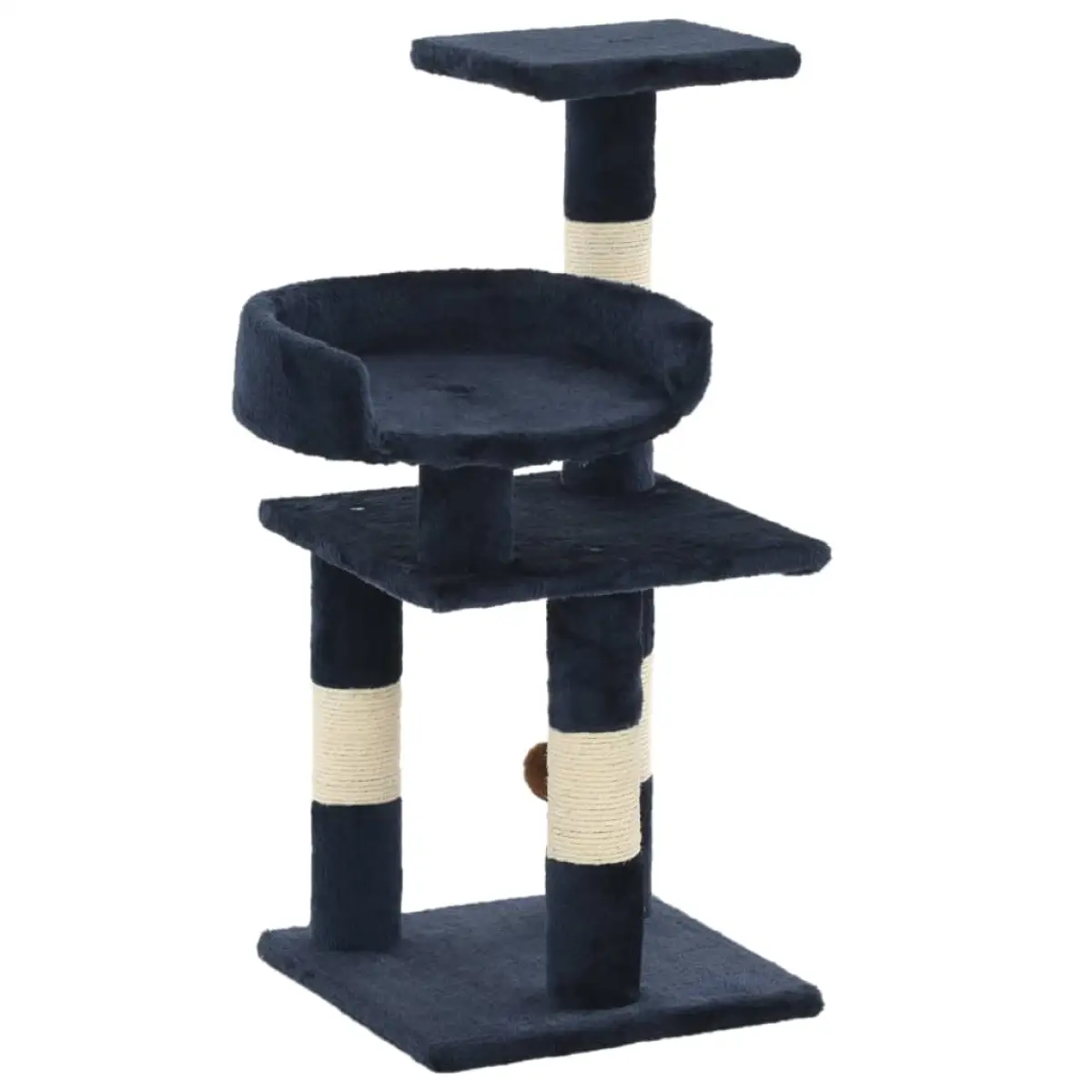 vidaXL vidaXL Cat Tree with Sisal Scratching Posts 65 cm Grey - Cat Tree