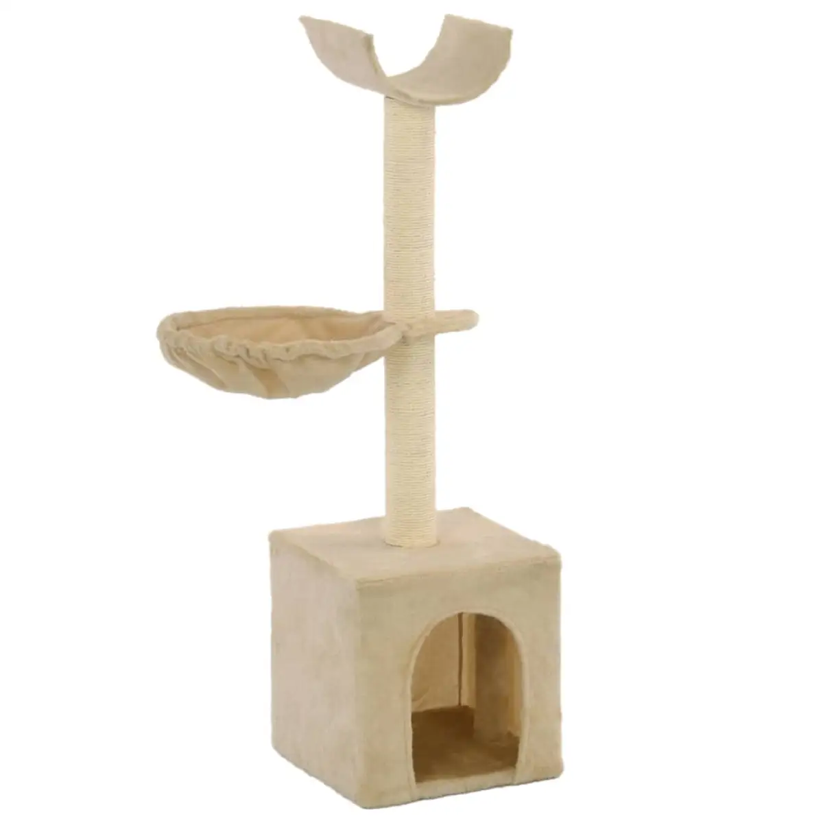vidaXL vidaXL Cat Tree with Sisal Scratching Posts 105 cm Grey - Cat Tree