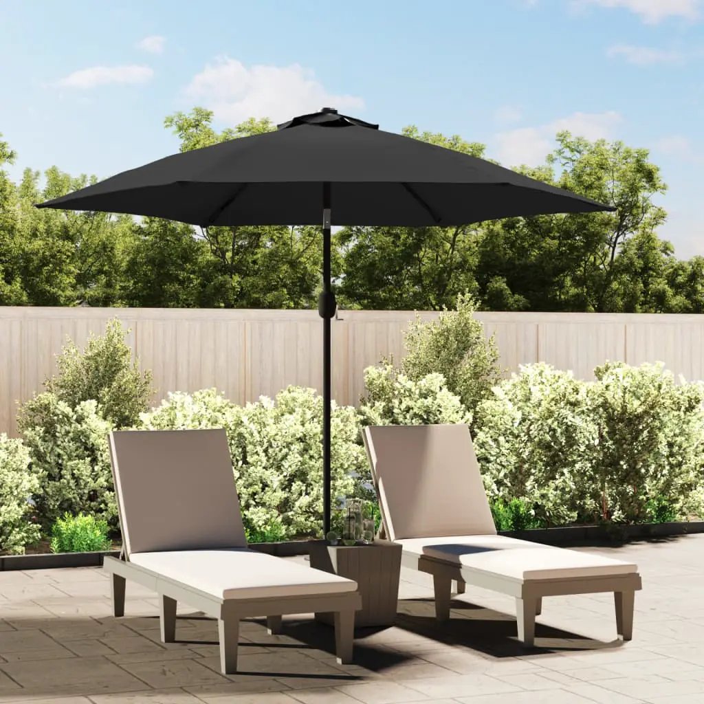 vidaXL vidaXL Garden Parasol with Metal Pole 300 cm Anthracite - Parasol