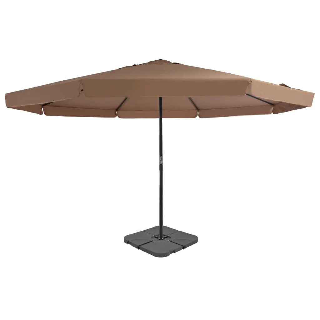 vidaXL vidaXL Garden Parasol with Portable Base Anthracite - Parasol