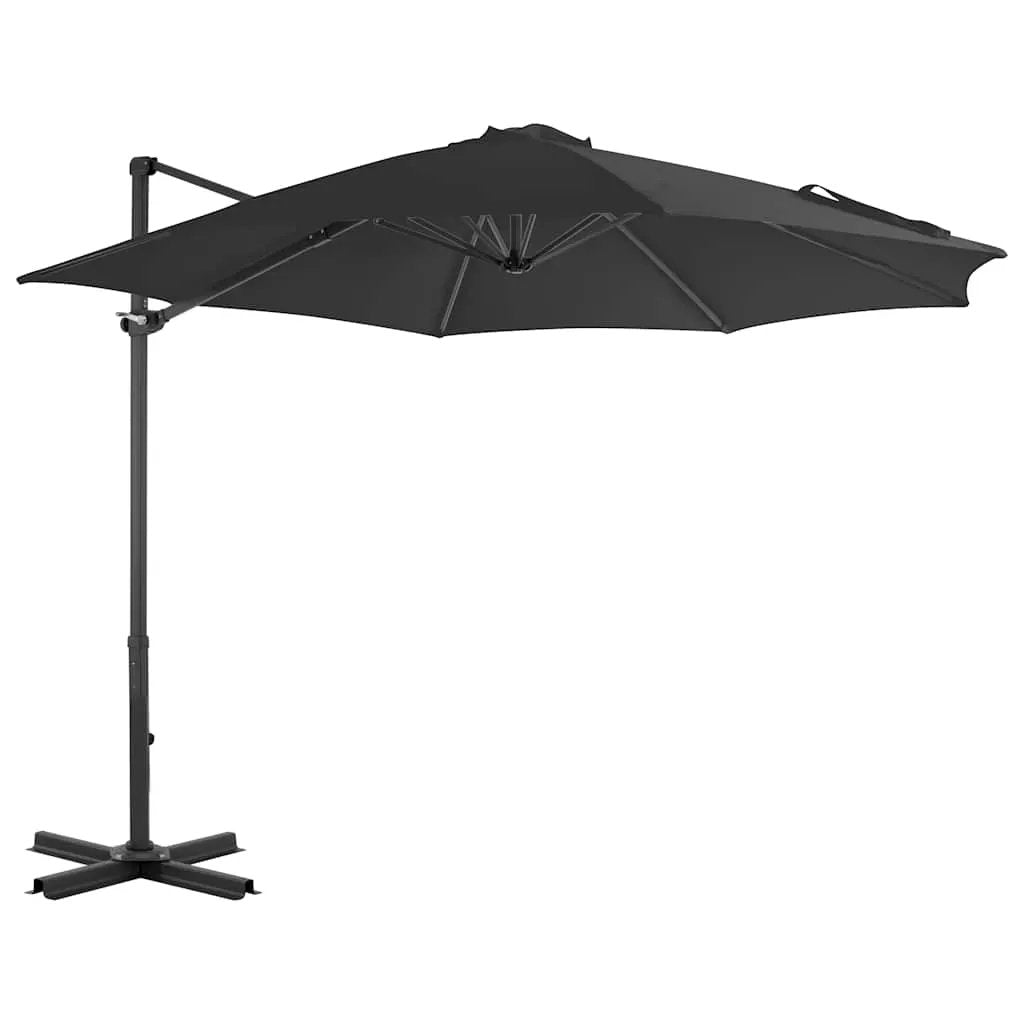 vidaXL vidaXL Garden Parasol with Portable Base Green - Parasol