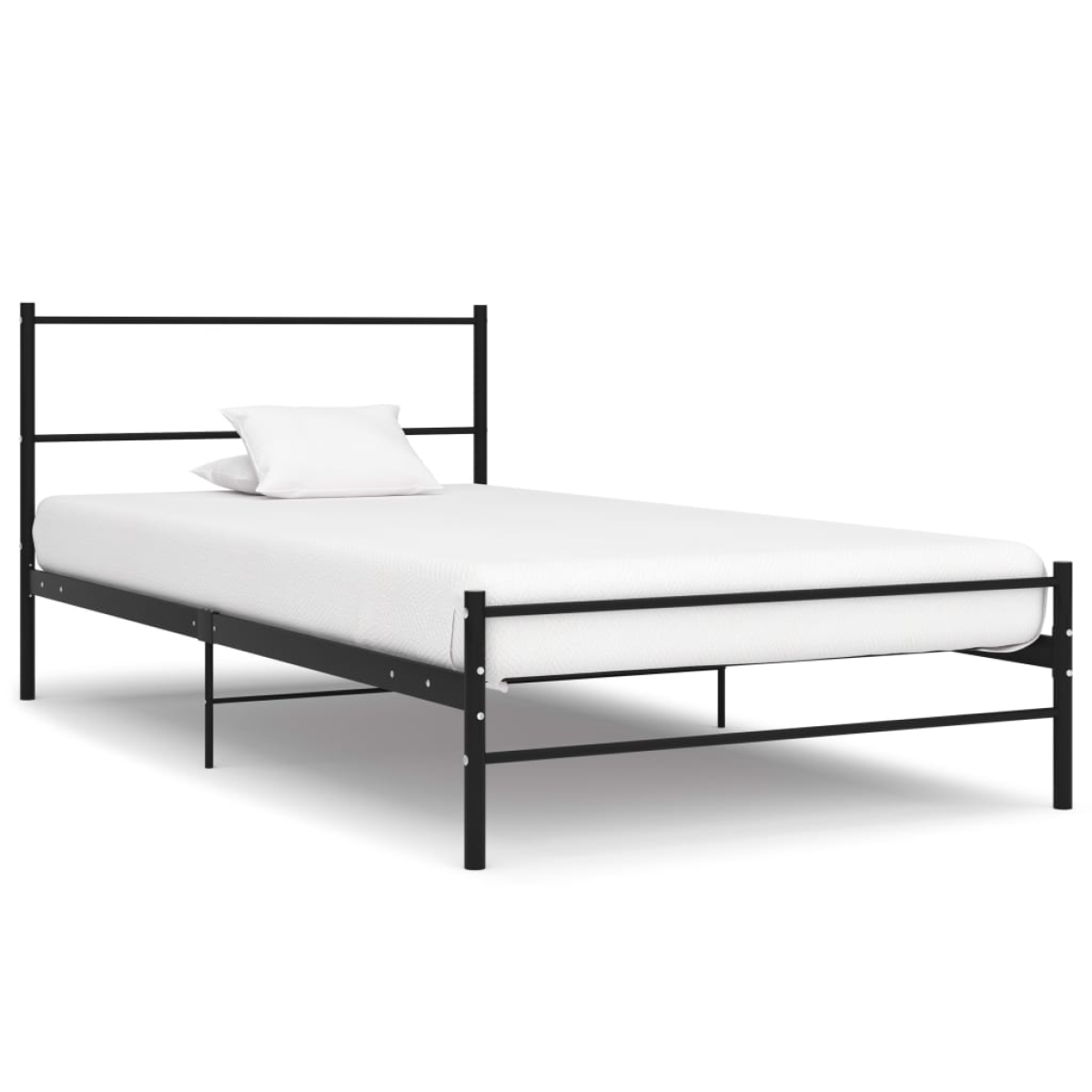 vidaXL Bed Frame | Grey | Metal | Super King | Tough | Bed Frame | Rectangular - from vidaXL