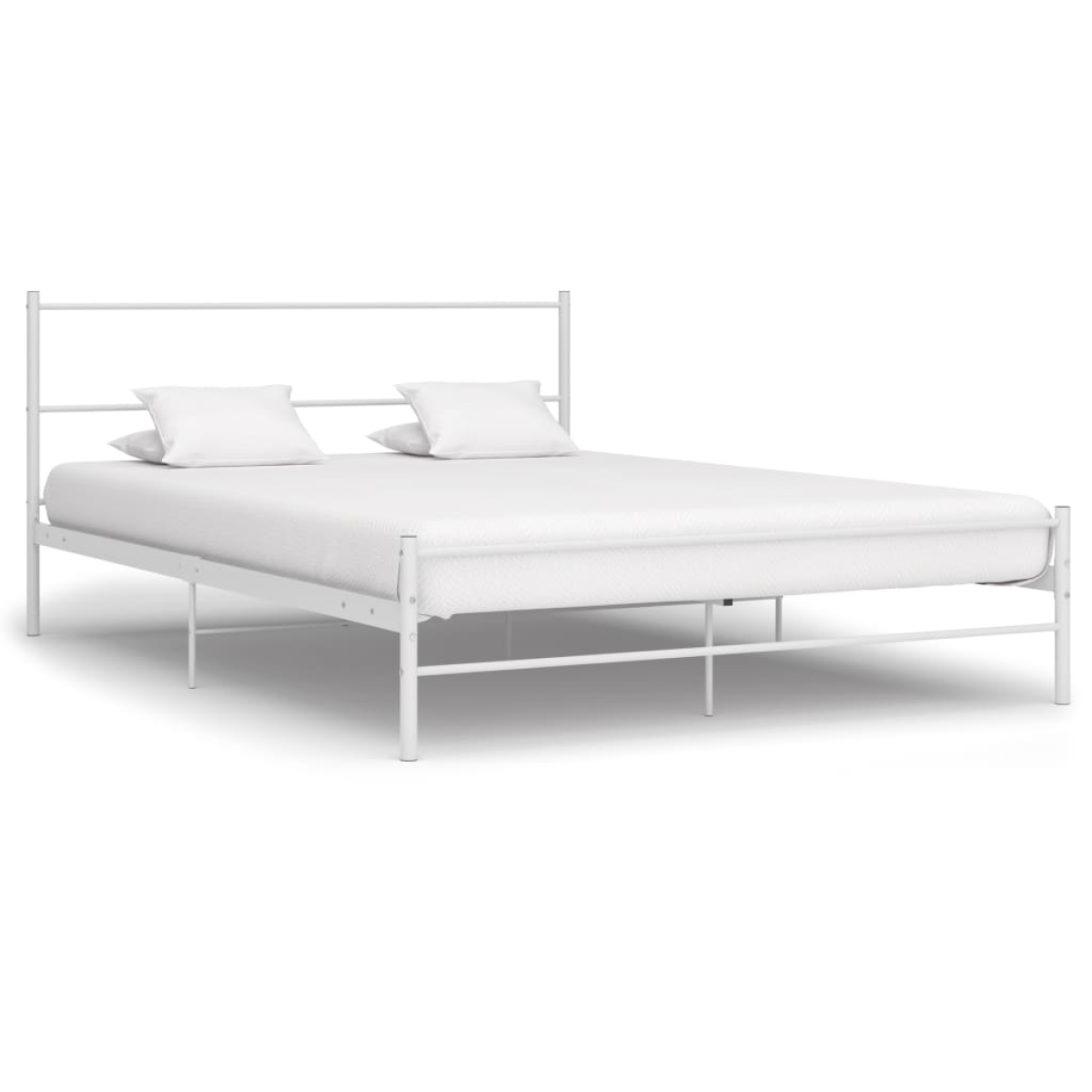 vidaXL Bed Frame | Grey | Metal | Super King | Tough | Bed Frame | Rectangular - from vidaXL