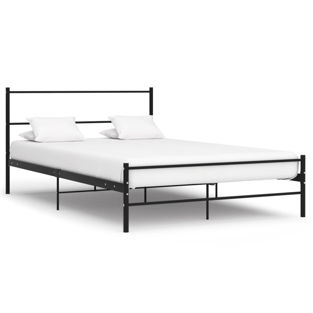vidaXL Bed Frame | Grey | Metal | Super King | Tough | Bed Frame | Rectangular - from vidaXL