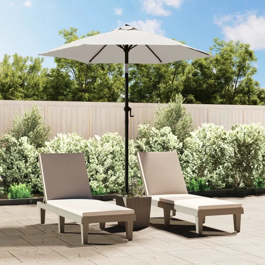 vidaXL vidaXL Garden Parasol Burgundy 200x224 cm Aluminium - Parasol