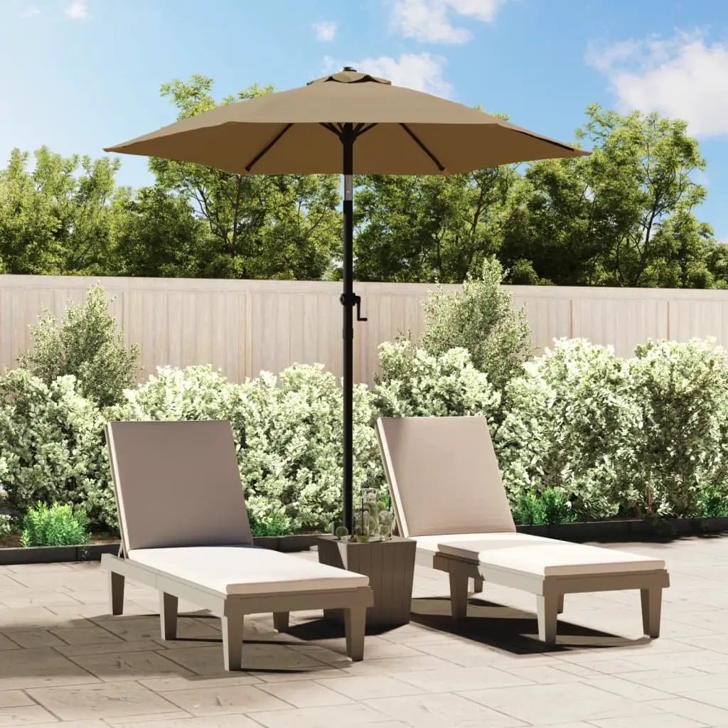 vidaXL vidaXL Garden Parasol Burgundy 200x224 cm Aluminium - Parasol