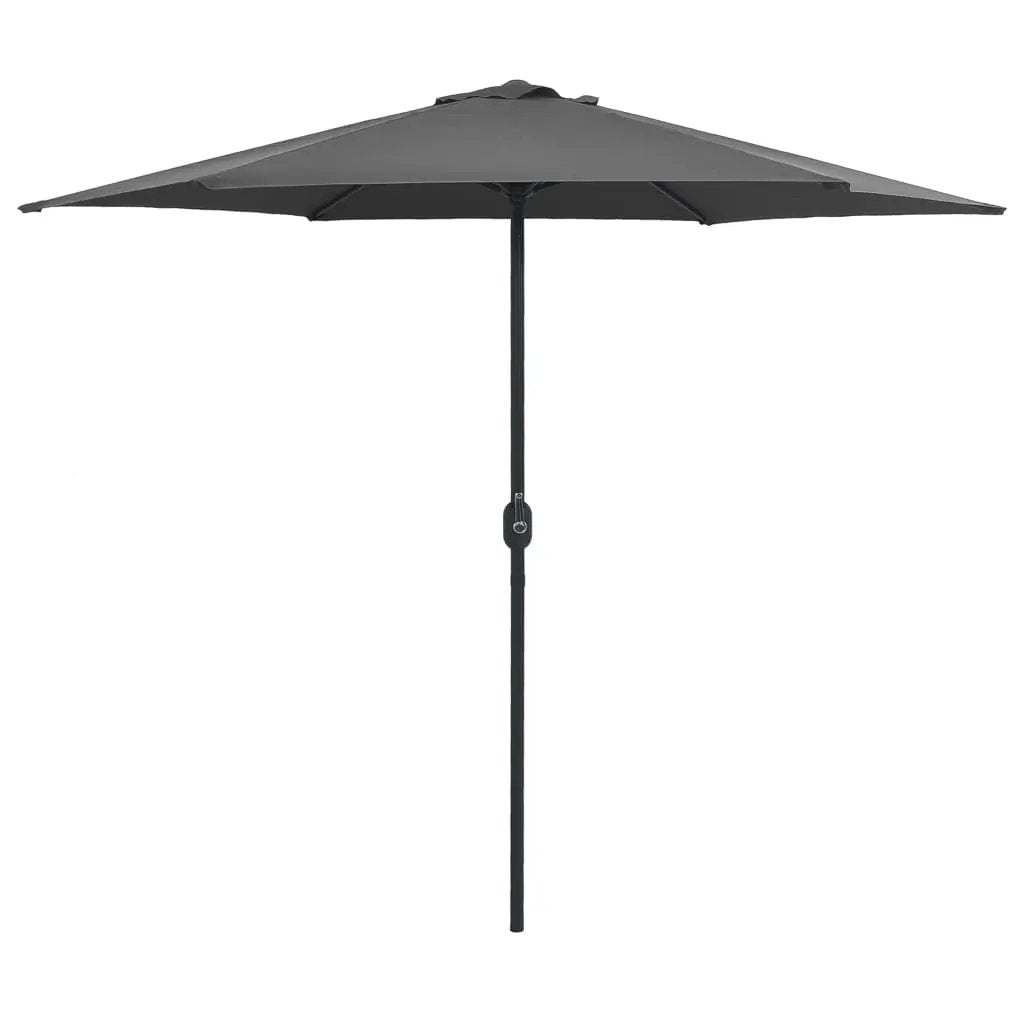 vidaXL vidaXL Garden Parasol with Aluminium Pole 270x246 cm Green - Parasol