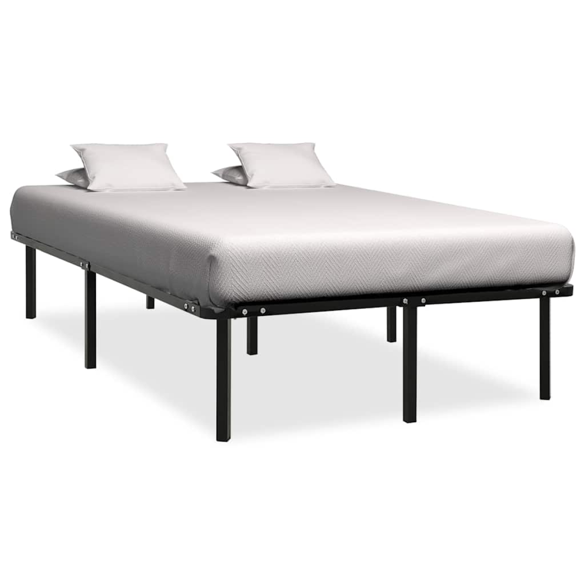 vidaXL Bed Frame | Black | Metal | Single | Durable | Bed Frame | Rectangular - from vidaXL