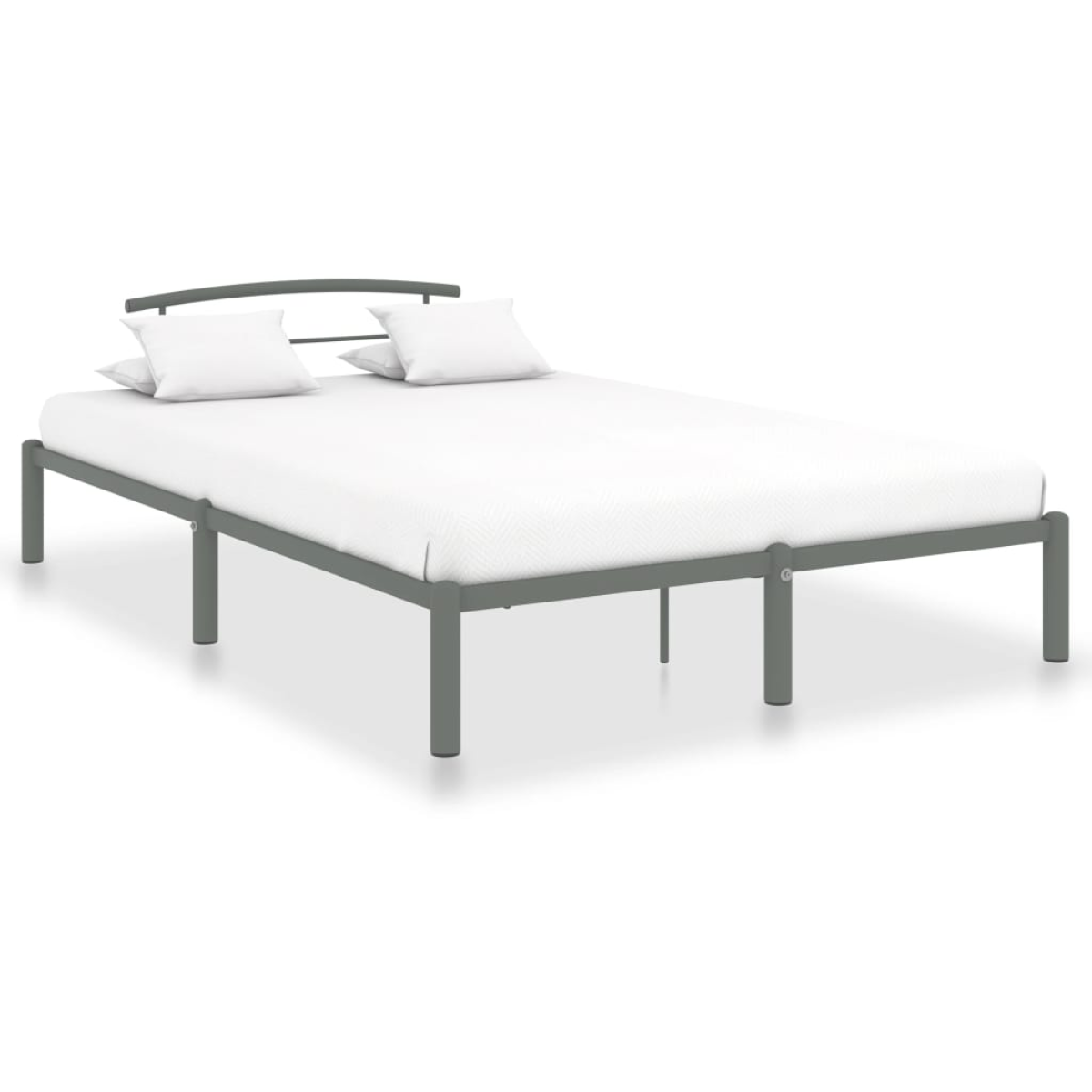 vidaXL Bed Frame | Black | Metal | Single | Classic/Traditional | Bed Frame - from vidaXL