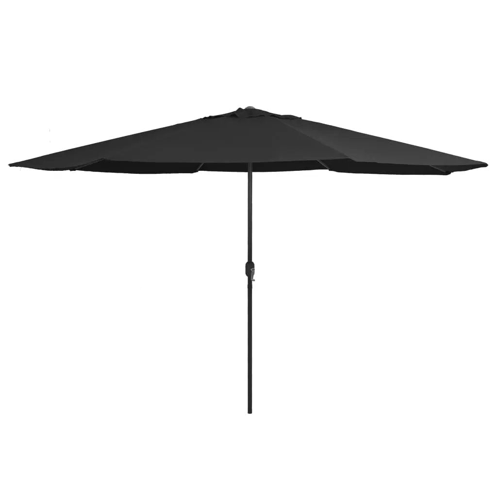 vidaXL vidaXL Garden Parasol with Metal Pole 390 cm Green - Parasol