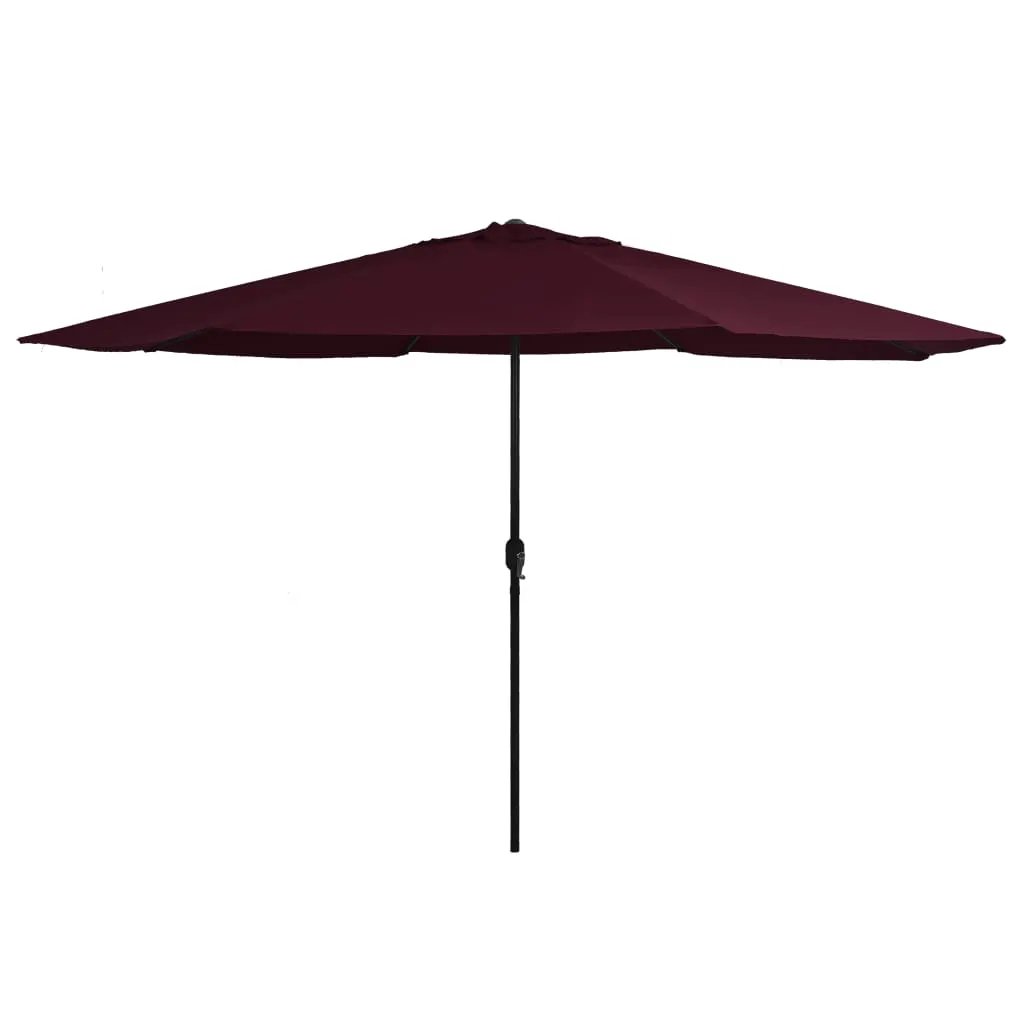 vidaXL vidaXL Garden Parasol with Metal Pole 390 cm Green - Parasol