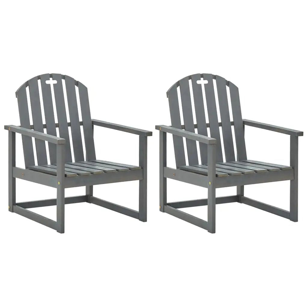 vidaXL vidaXL Garden Sofa Chairs 2 pcs Solid Acacia Wood - Garden Chairs