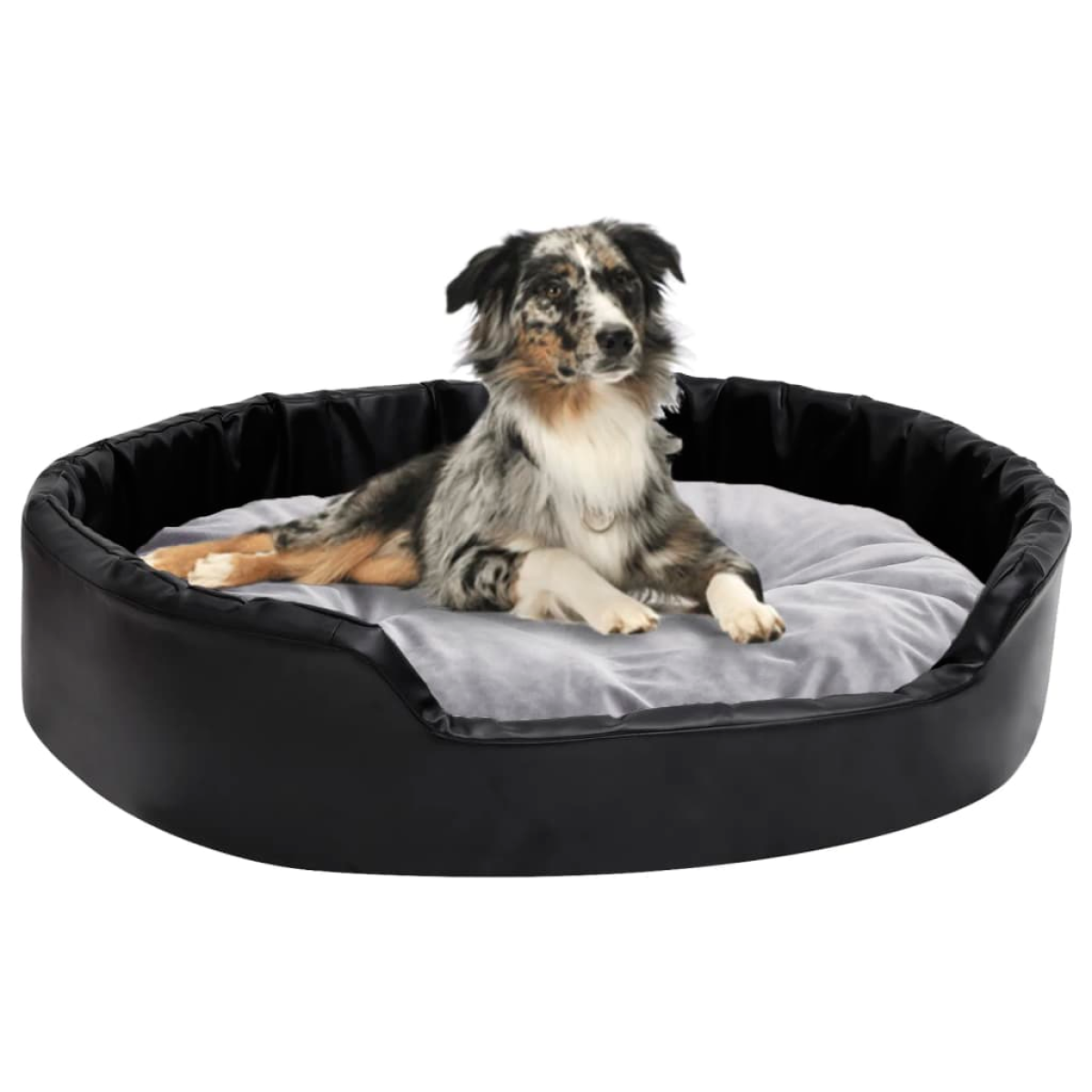 vidaXL Dog Bed | Black and Grey - from vidaXL